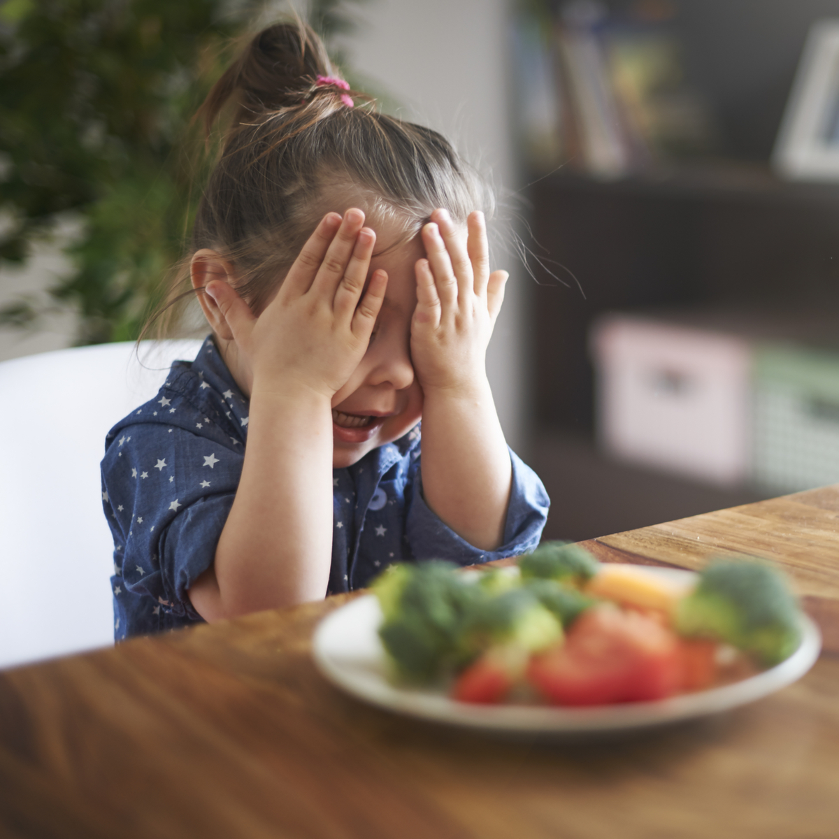 Picky eater refuses food